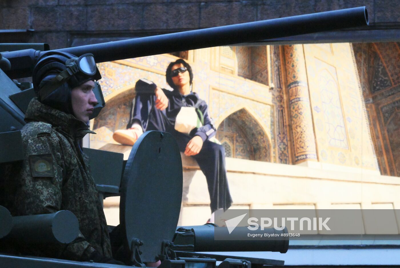 Russia WWII Victory Parade Rehearsal