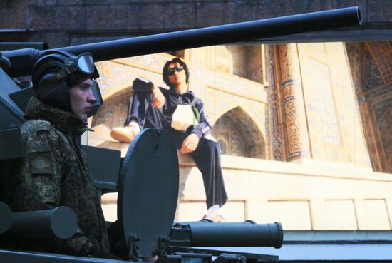 Russia WWII Victory Parade Rehearsal