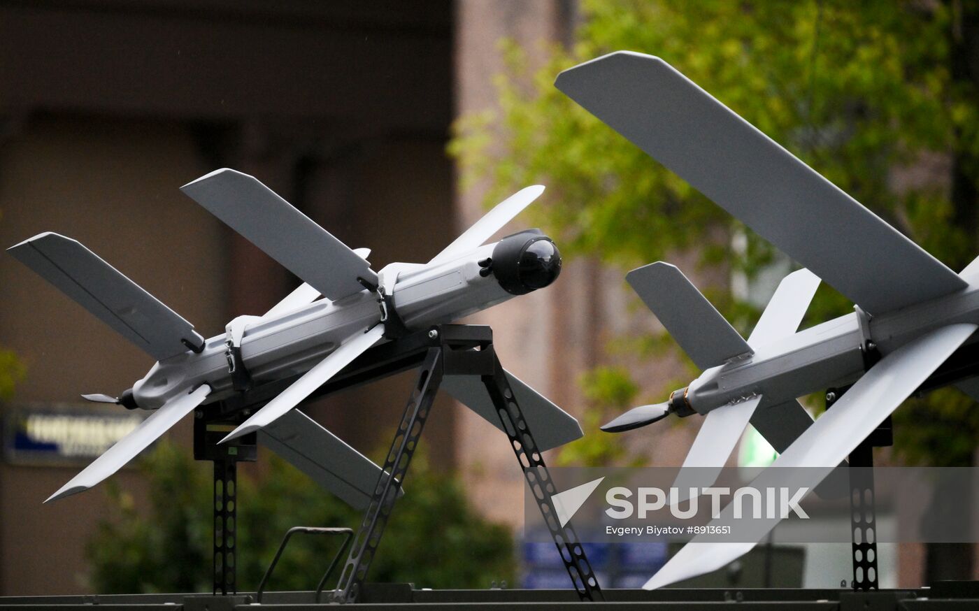 Russia WWII Victory Parade Rehearsal