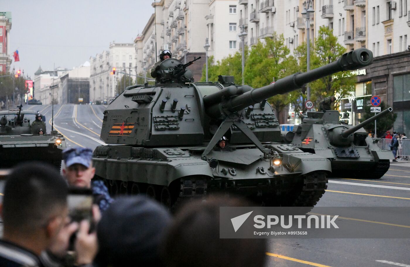 Russia WWII Victory Parade Rehearsal