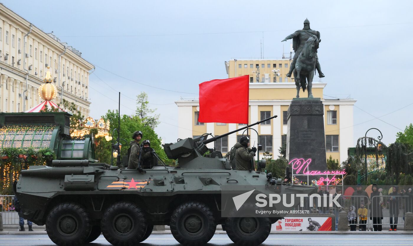 Russia WWII Victory Parade Rehearsal