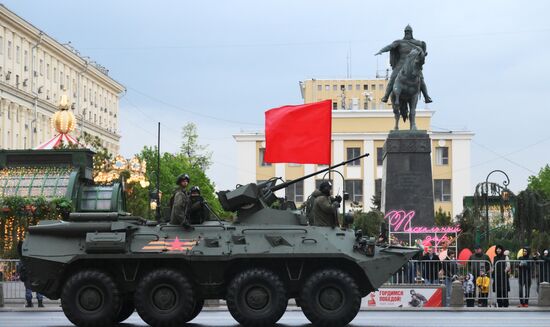 Russia WWII Victory Parade Rehearsal