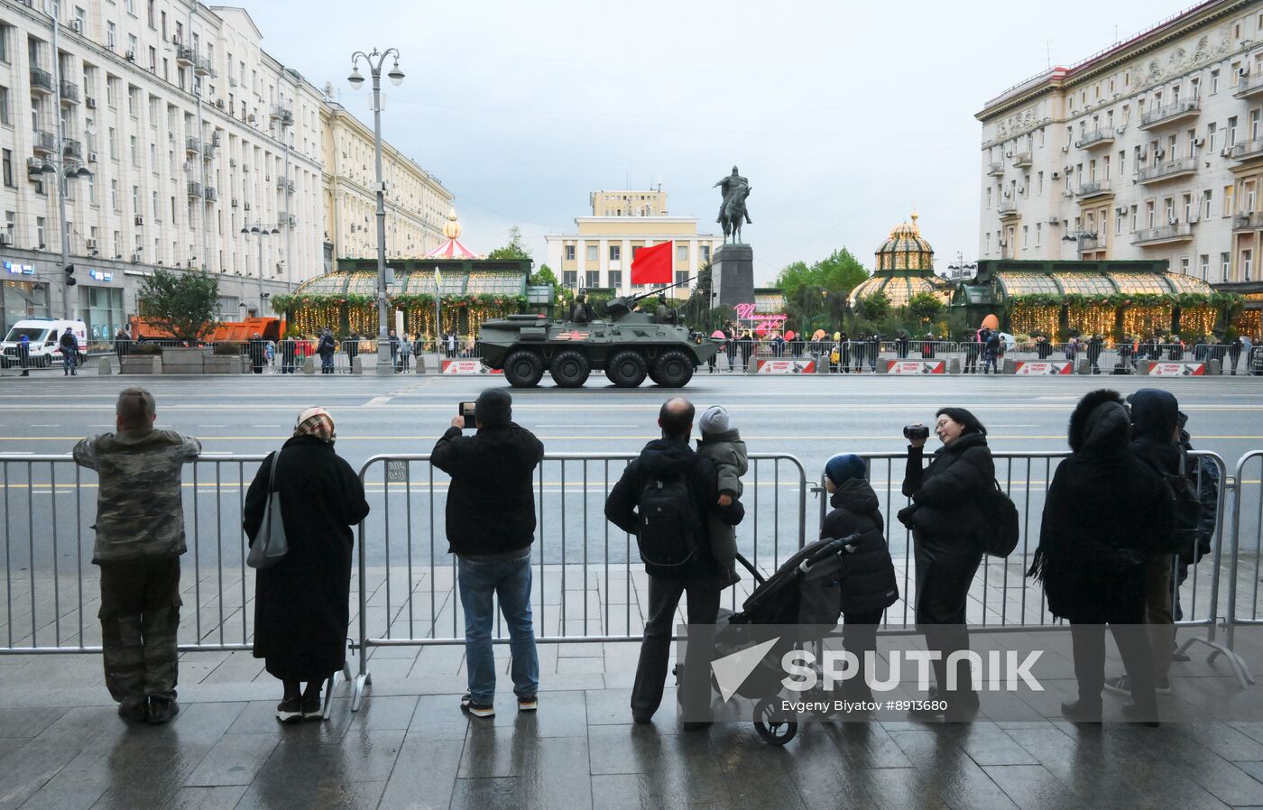 Russia WWII Victory Parade Rehearsal