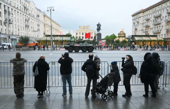 Russia WWII Victory Parade Rehearsal
