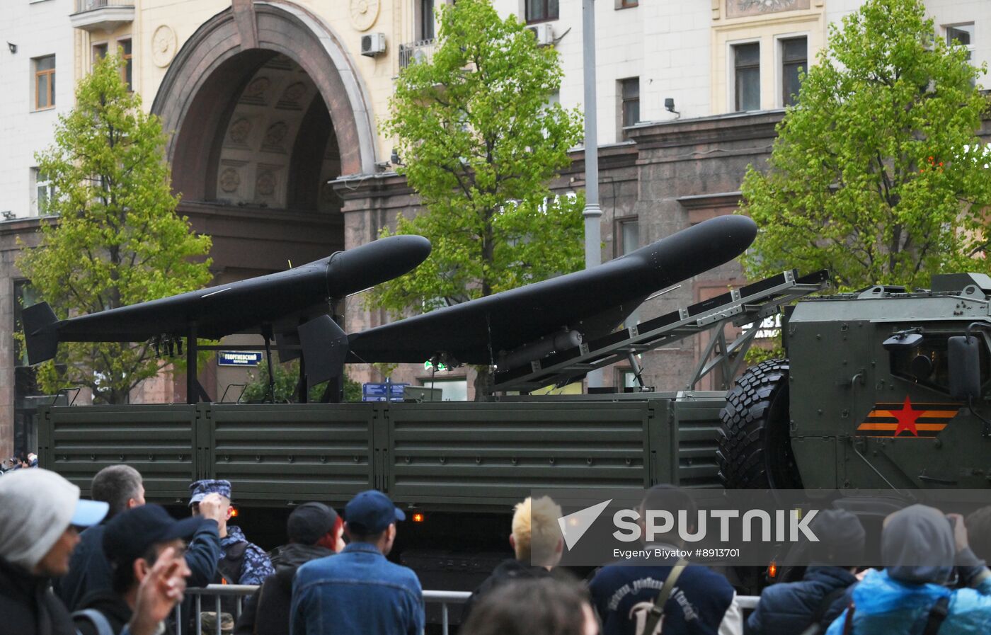 Russia WWII Victory Parade Rehearsal