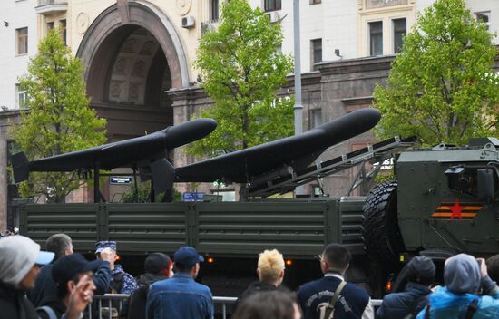 Russia WWII Victory Parade Rehearsal