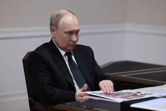 Russia Putin Volgograd Region Governor