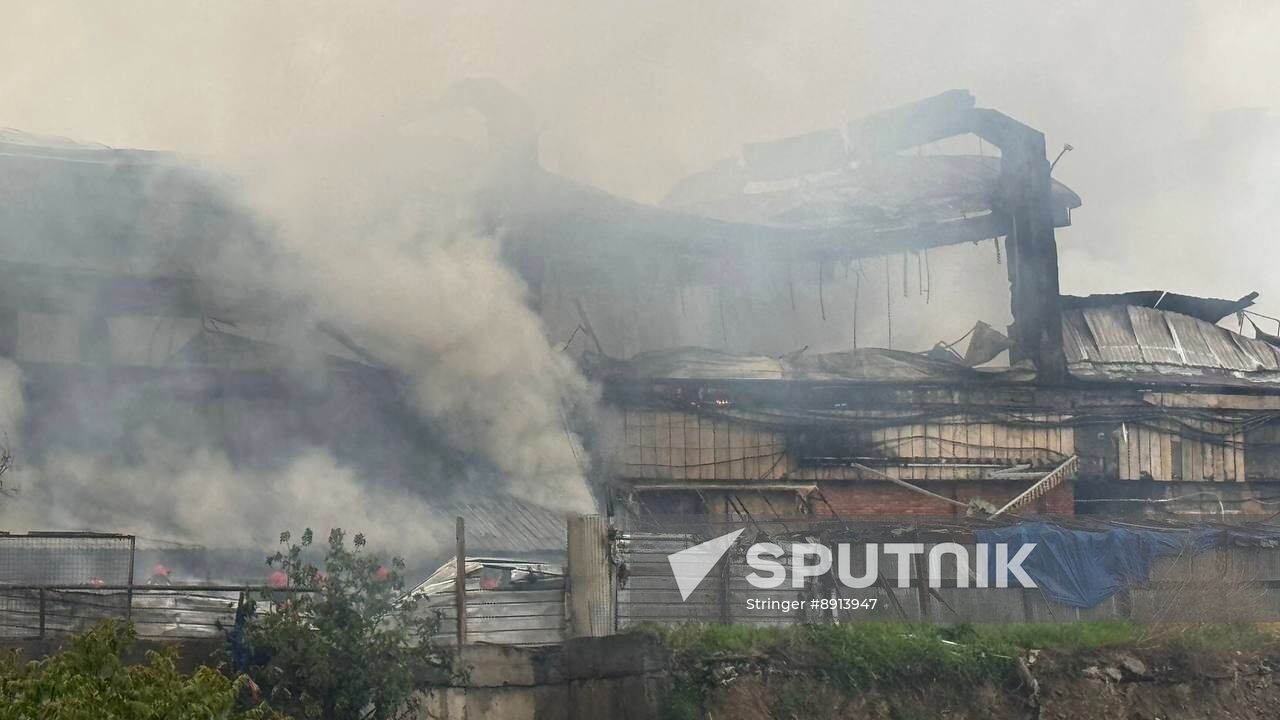 Georgia Market Fire