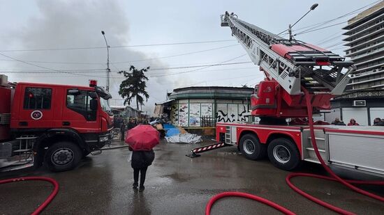 Georgia Market Fire