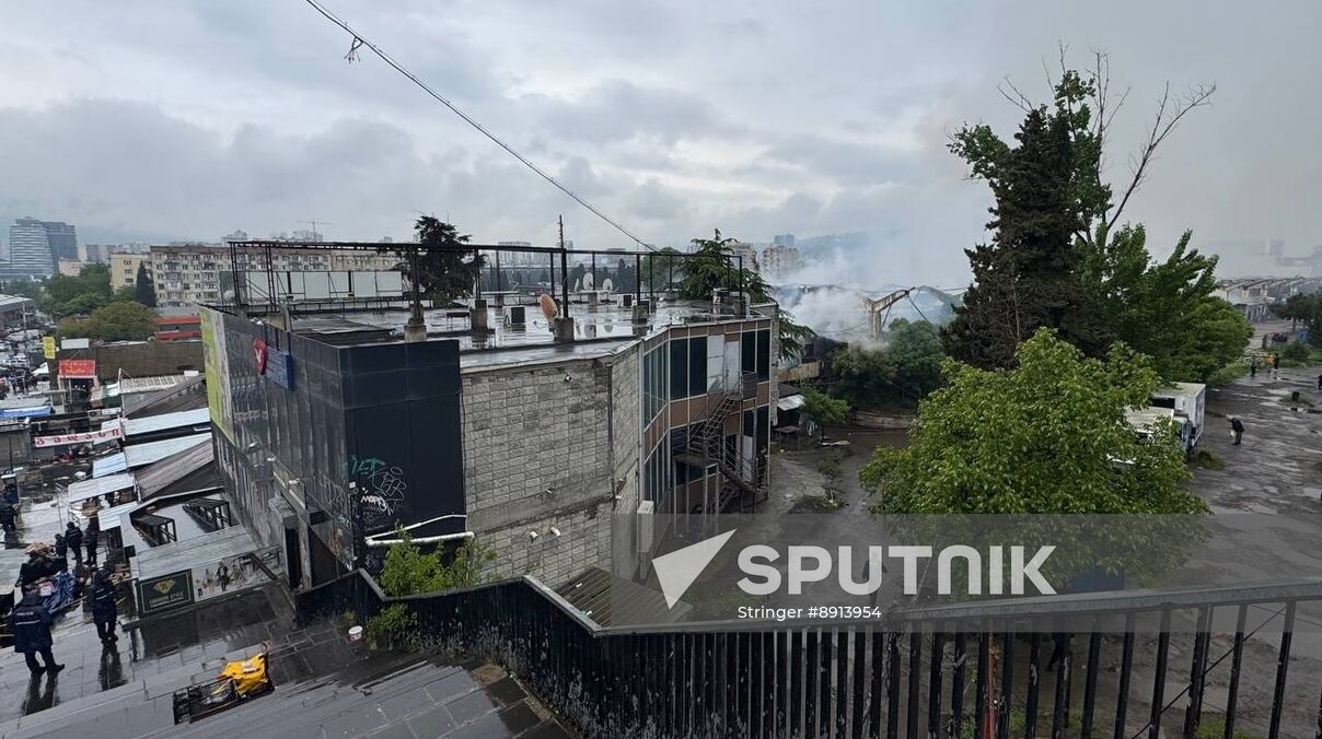 Georgia Market Fire