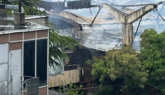 Georgia Market Fire