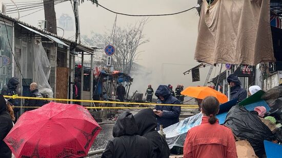 Georgia Market Fire