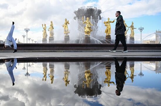 Russia Fountain Season