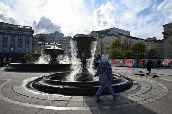 Russia Fountain Season