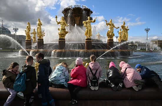 Russia Fountain Season