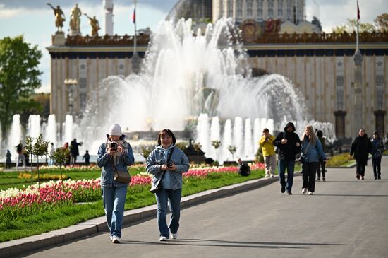 Russia Fountain Season