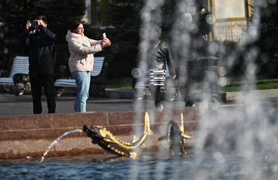 Russia Fountain Season