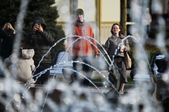 Russia Fountain Season