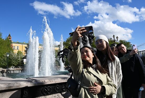 Russia Fountain Season