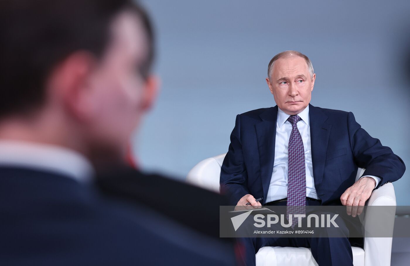 Russia Putin Znaniye Pervye Educational Marathon
