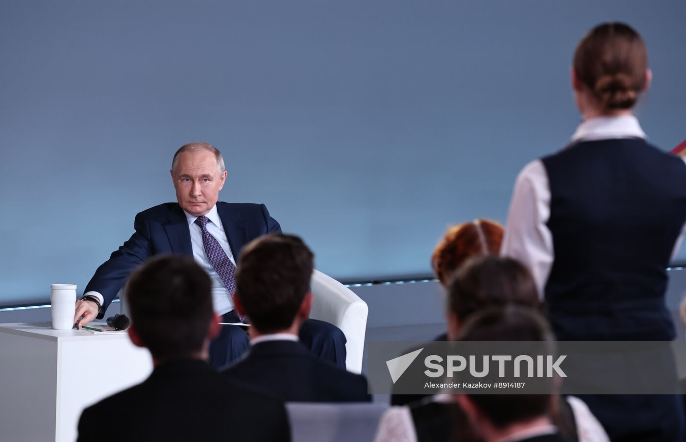 Russia Putin Znaniye Pervye Educational Marathon