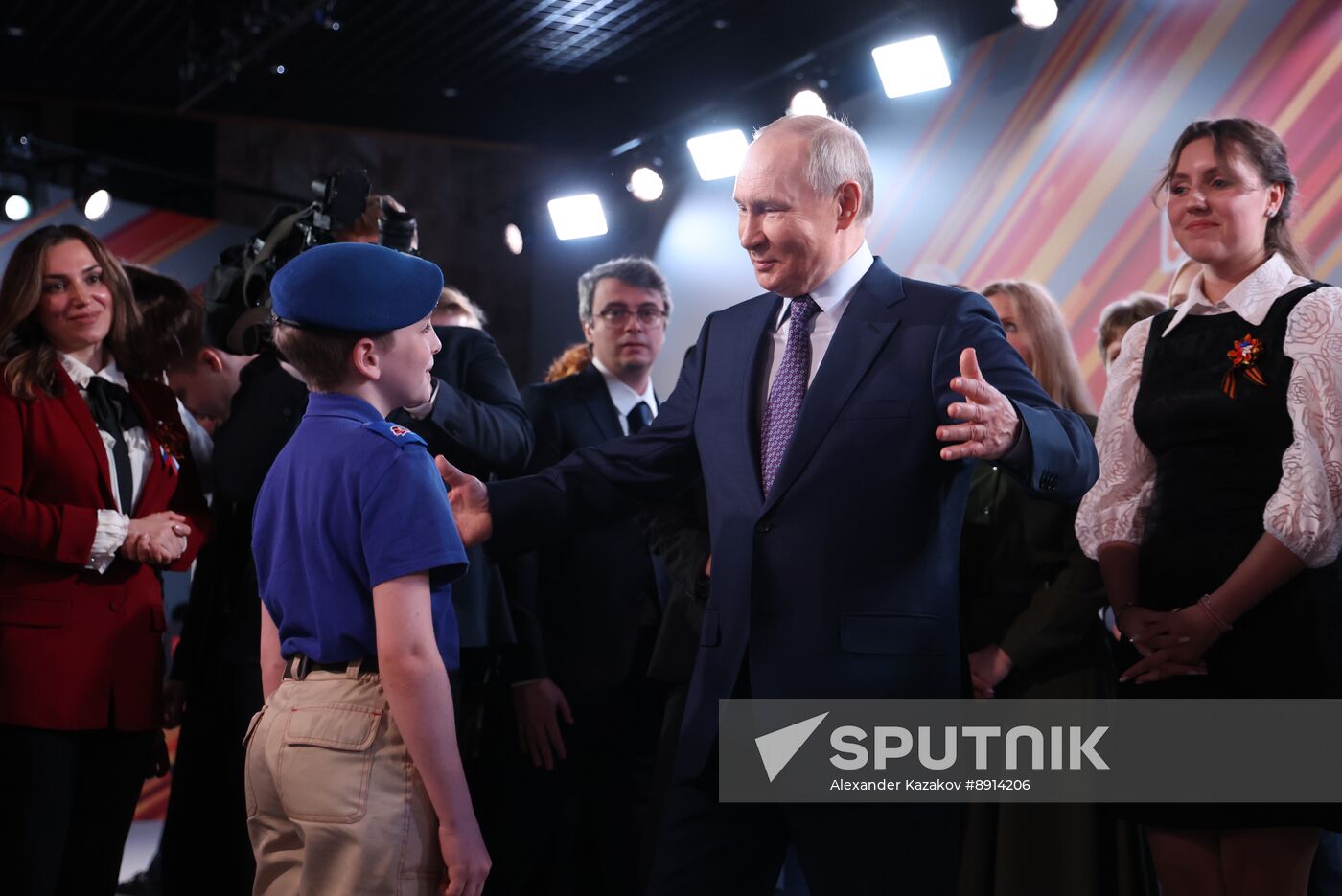 Russia Putin Znaniye Pervye Educational Marathon