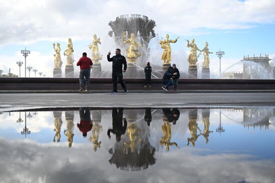 Russia Fountain Season