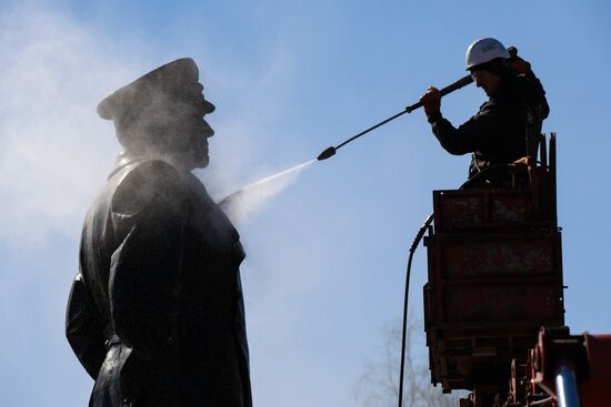 Russia Regions WWII Victory Day Preparations