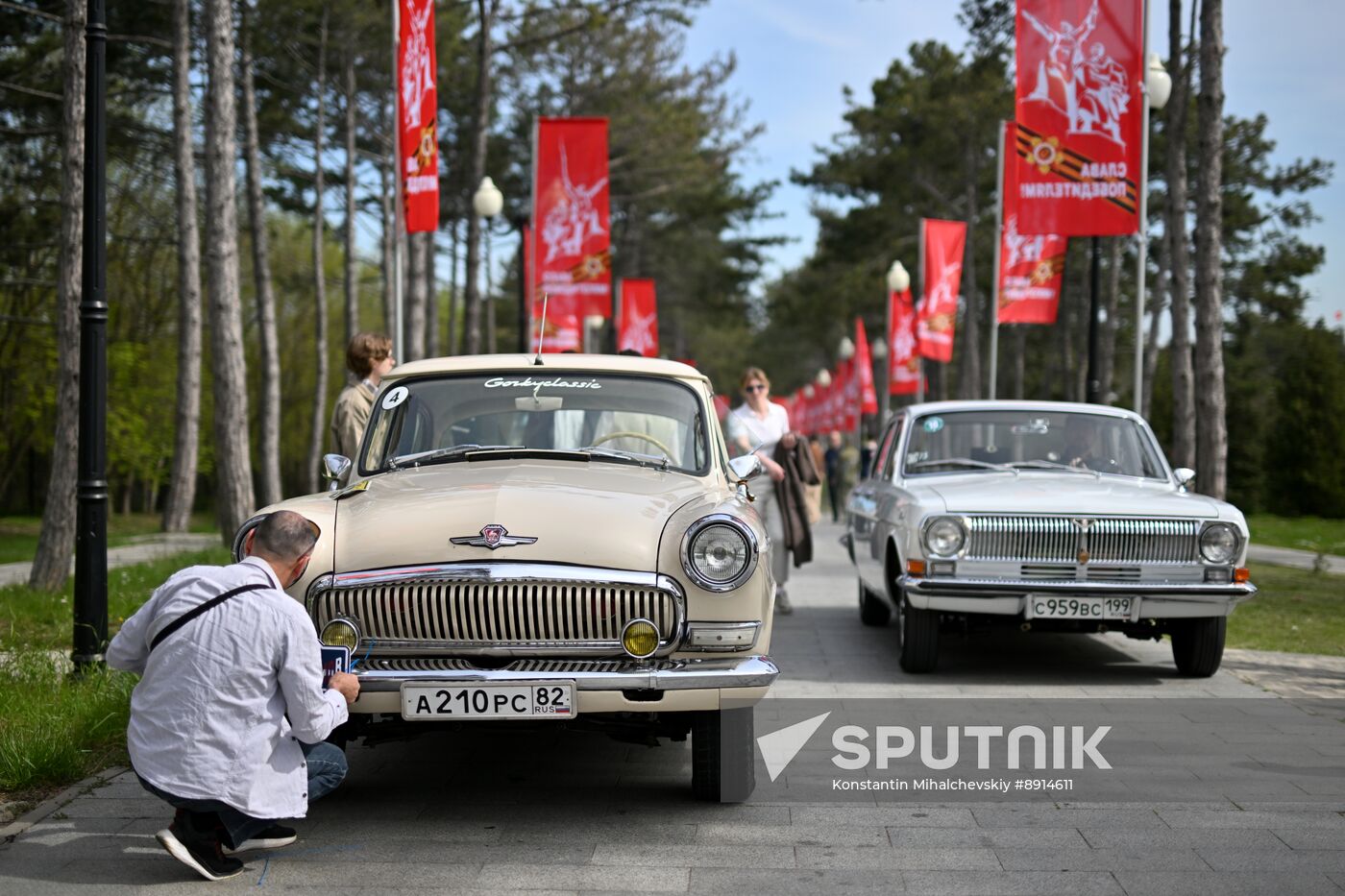 Russia Soviet-Era Classic Cars Exhibition