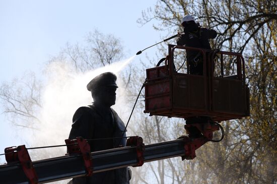 Russia Regions WWII Victory Day Preparations