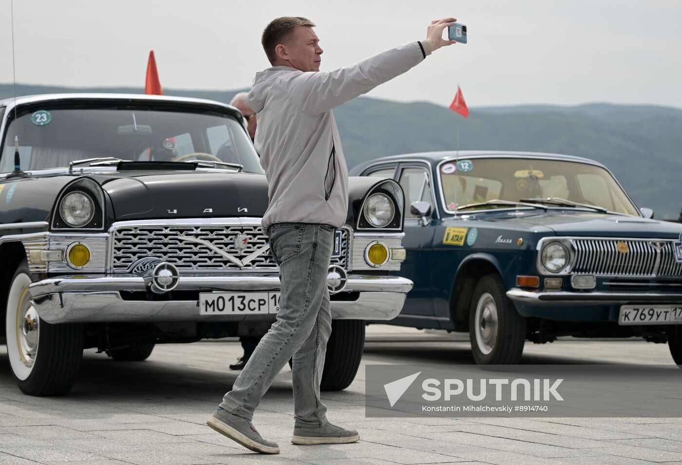 Russia Soviet-Era Classic Cars Exhibition