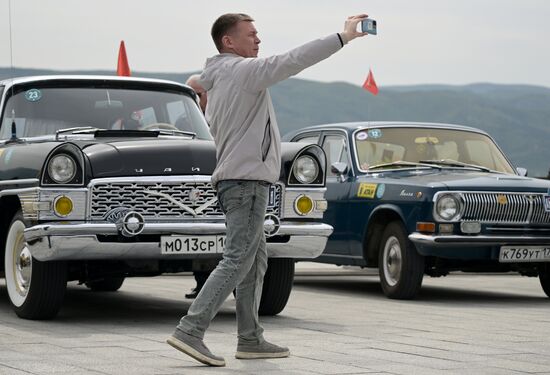 Russia Soviet-Era Classic Cars Exhibition