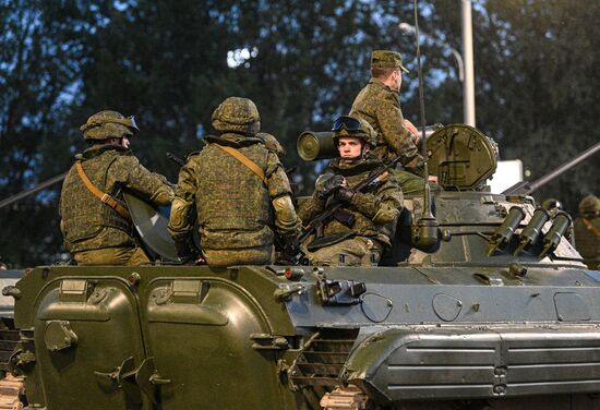 Belarus WWII Victory Day Parade Rehearsal