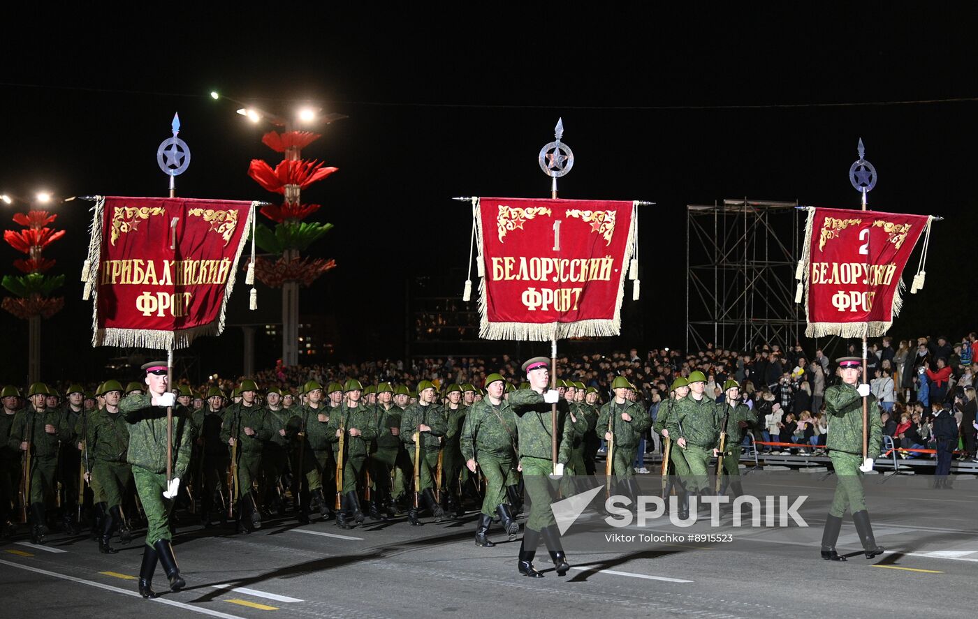 Belarus WWII Victory Day Parade Rehearsal