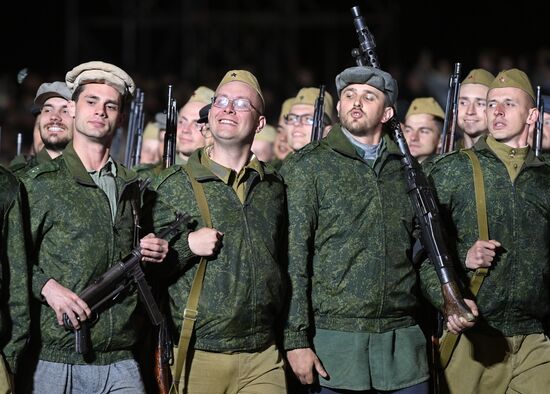 Belarus WWII Victory Day Parade Rehearsal