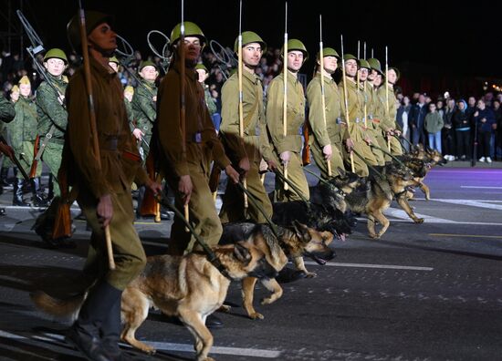 Belarus WWII Victory Day Parade Rehearsal