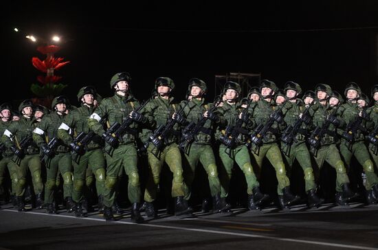 Belarus WWII Victory Day Parade Rehearsal