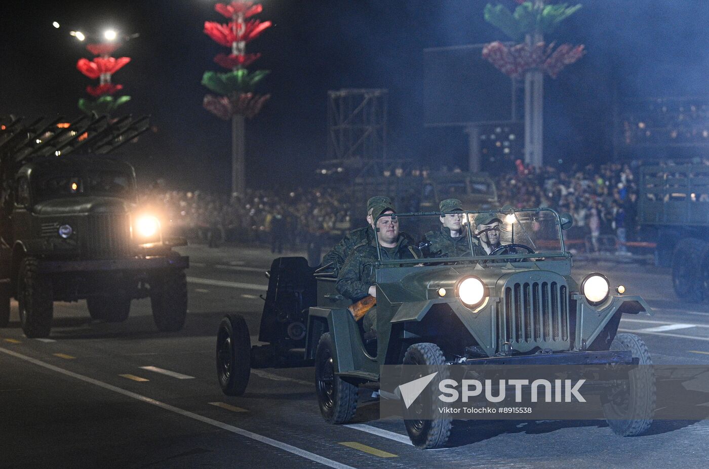 Belarus WWII Victory Day Parade Rehearsal