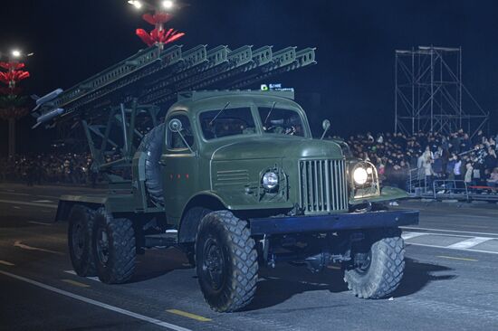 Belarus WWII Victory Day Parade Rehearsal