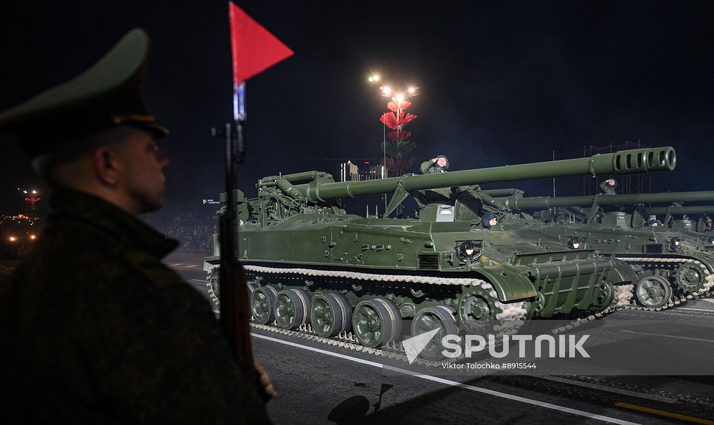 Belarus WWII Victory Day Parade Rehearsal