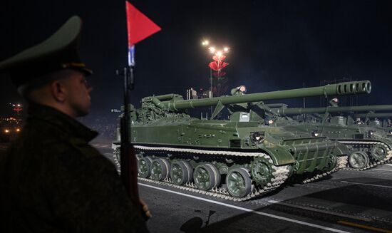 Belarus WWII Victory Day Parade Rehearsal