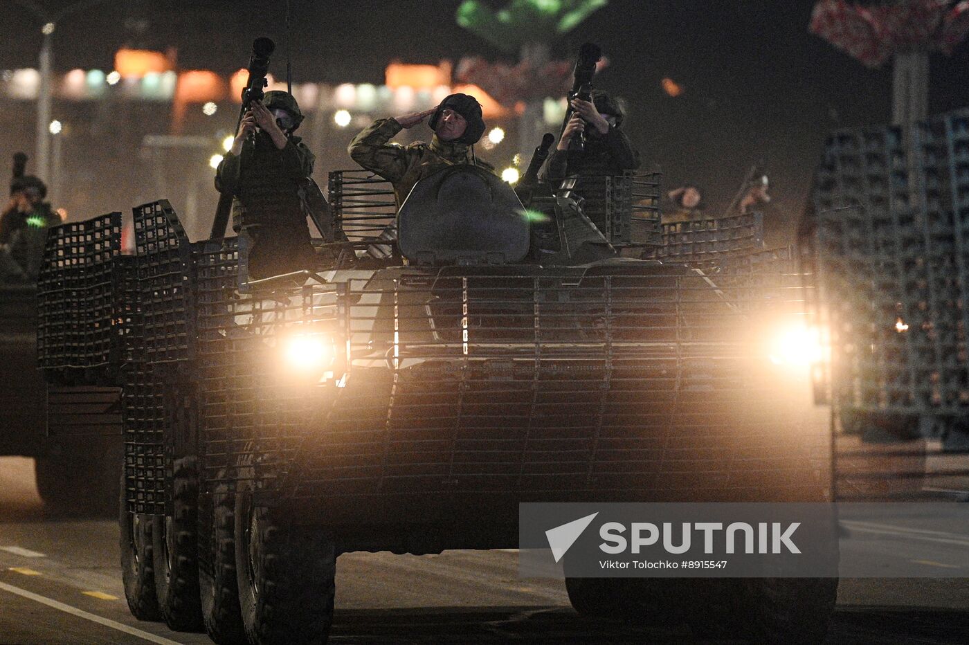 Belarus WWII Victory Day Parade Rehearsal