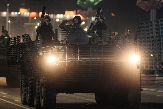 Belarus WWII Victory Day Parade Rehearsal