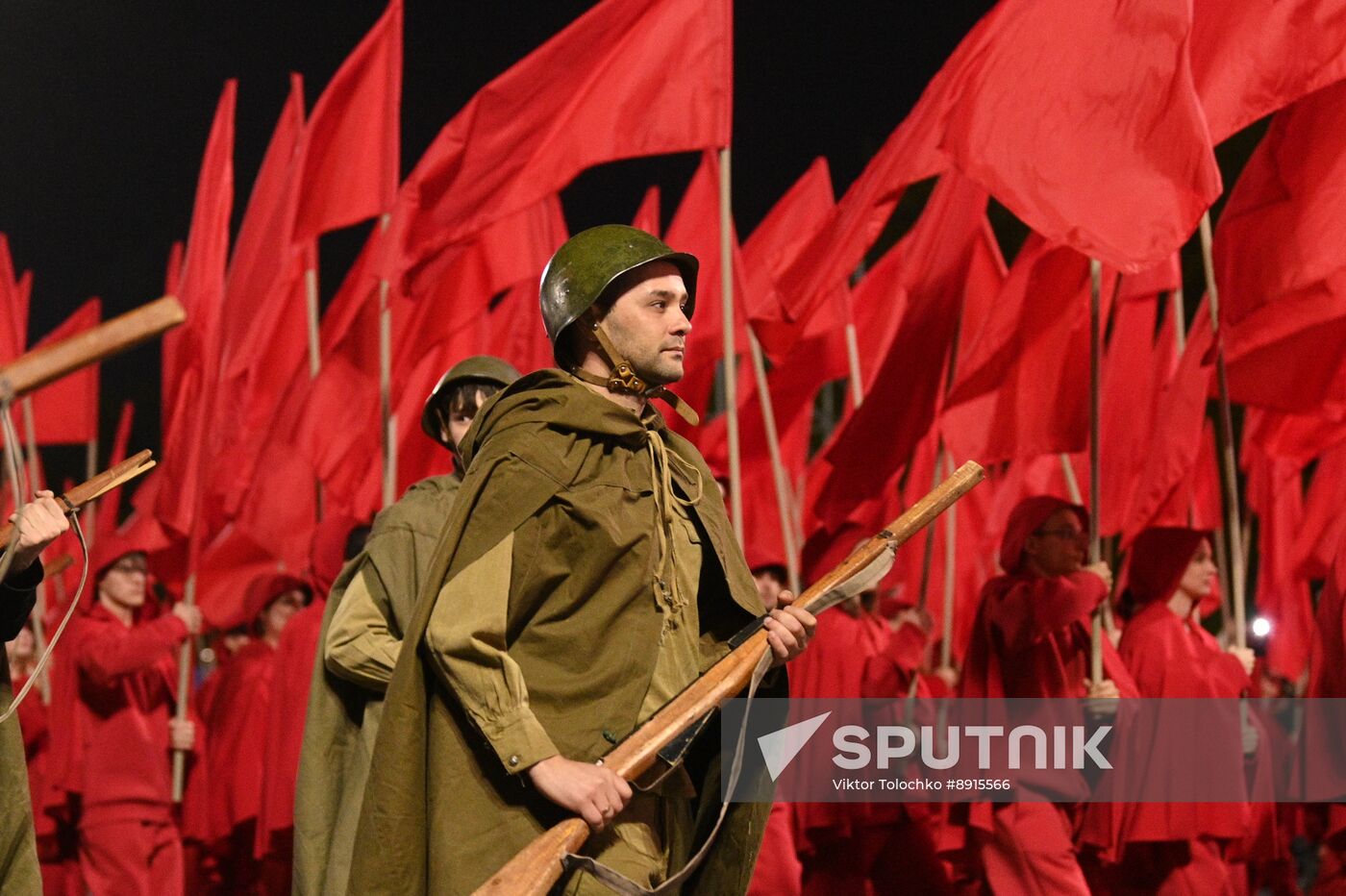 Belarus WWII Victory Day Parade Rehearsal