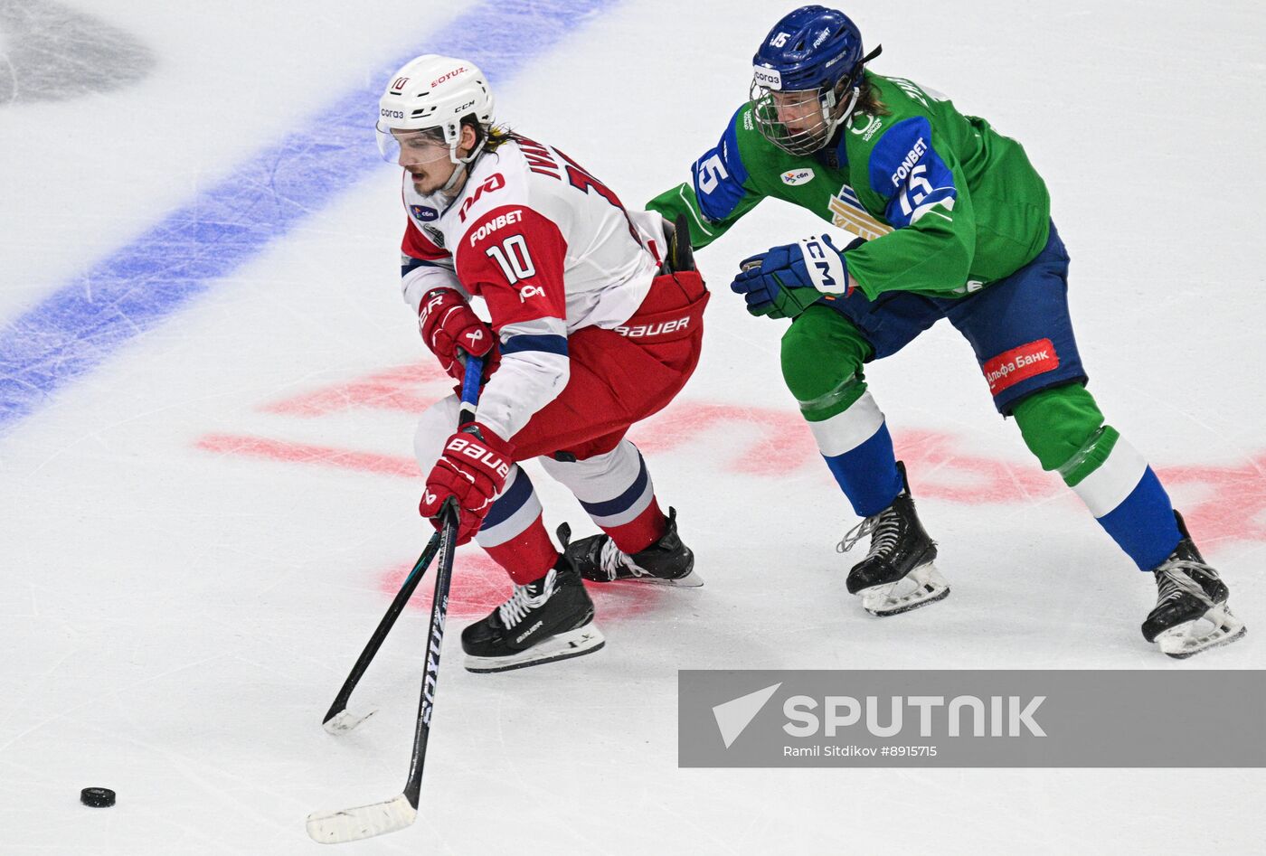 Russia Ice Hockey Kontinental League Salavat Yulaev - Lokomotiv