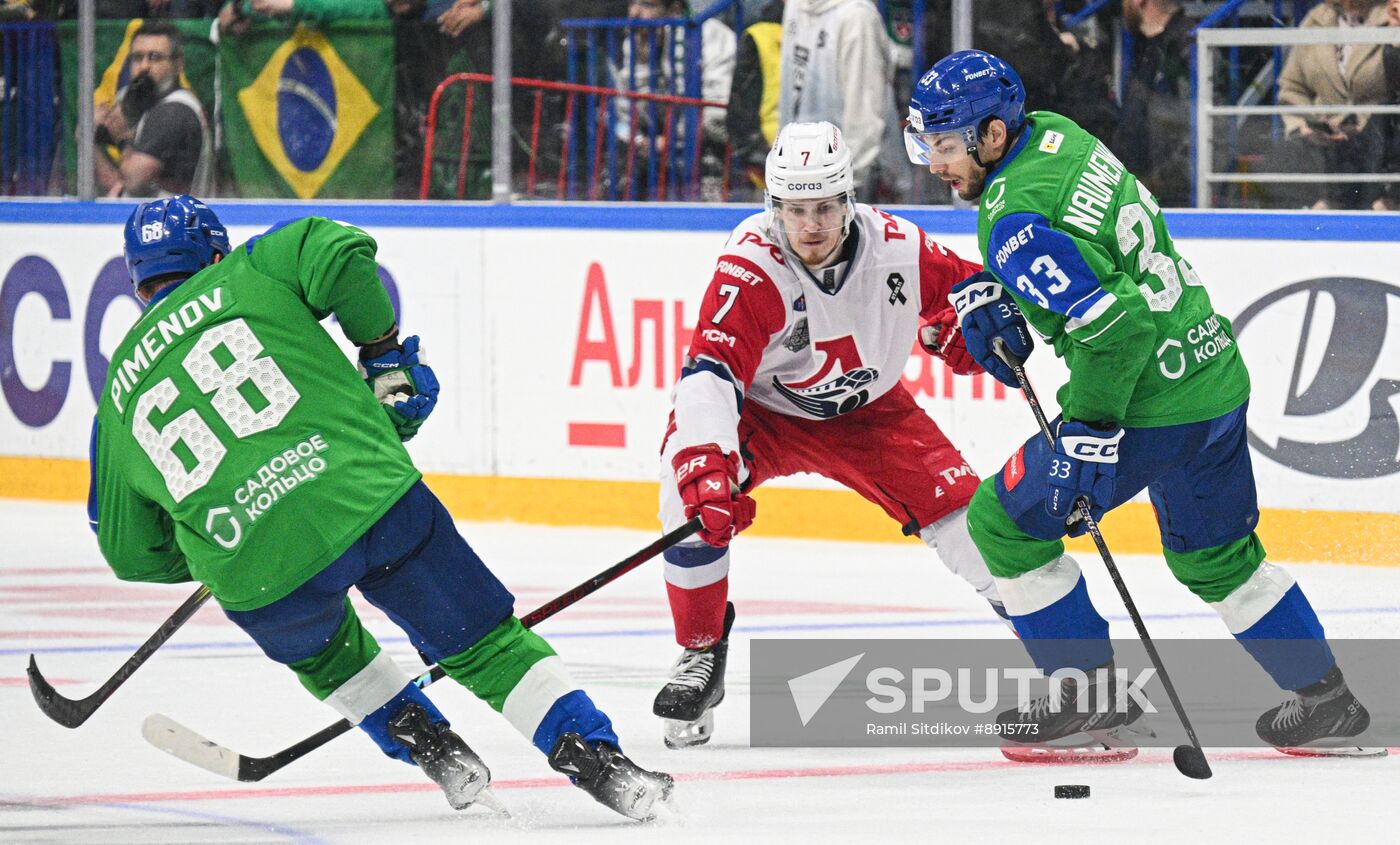 Russia Ice Hockey Kontinental League Salavat Yulaev - Lokomotiv