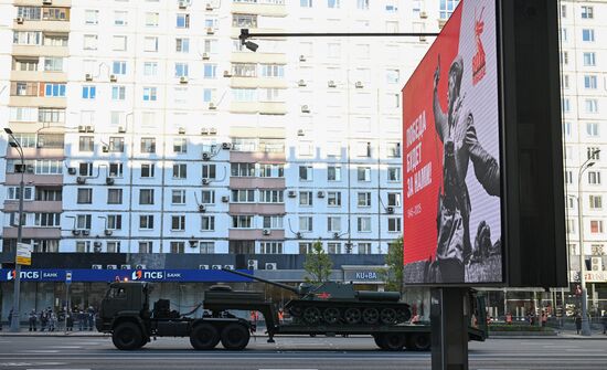 Russia WWII Victory Parade Rehearsal
