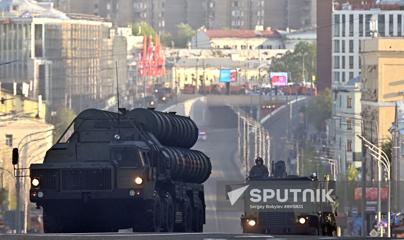 Russia WWII Victory Parade Rehearsal