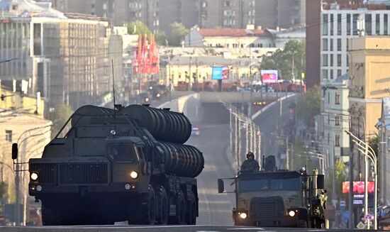 Russia WWII Victory Parade Rehearsal