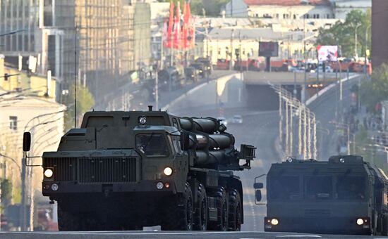 Russia WWII Victory Parade Rehearsal